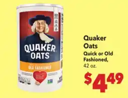 Vallarta Supermarkets Quaker Oats offer