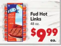 Vallarta Supermarkets Fud Hot Links offer