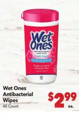 Vallarta Supermarkets Wet Ones Antibacterial Wipes offer