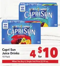 Vallarta Supermarkets Capri Sun Juice Drinks offer