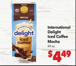 Vallarta Supermarkets International Delight Iced Coffee Mocha offer