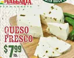 Vallarta Supermarkets QUESO FRESCO offer