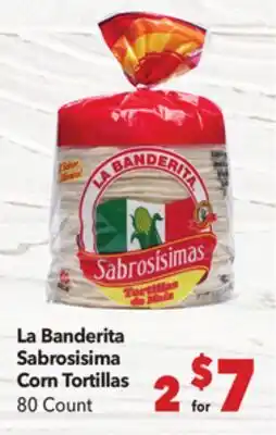Vallarta Supermarkets La Banderita Sabrosisima Corn Tortillas offer