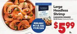 Vallarta Supermarkets Large Headless Shrimp / CAMARON GRANDE offer