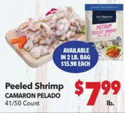 Vallarta Supermarkets Peeled Shrimp / CAMARON PELADO offer