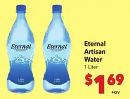 Vallarta Supermarkets Eternal Artisan Water offer
