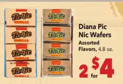 Vallarta Supermarkets Diana Pic Nic Wafers offer