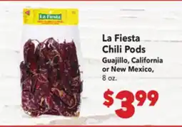 Vallarta Supermarkets La Fiesta Chili Pods offer