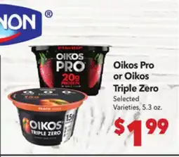 Vallarta Supermarkets Oikos Pro or Oikos Triple Zero offer