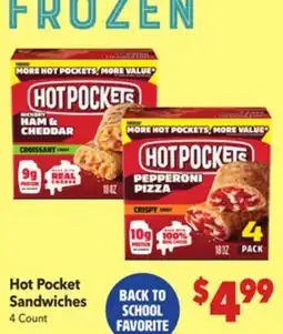 Vallarta Supermarkets Hot Pocket Sandwiches offer