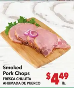 Vallarta Supermarkets Smoked Pork Chops / FRESCA CHULETA AHUMADA DE PUERCO offer