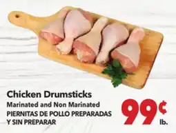 Vallarta Supermarkets Chicken Drumsticks/PIERNITAS DE POLLO PREPARADAS Y SIN PREPARAR offer