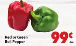 Vallarta Supermarkets Red or Green Bell Pepper offer