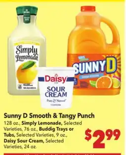 Vallarta Supermarkets Sunny D Smooth & Tangy Punch offer