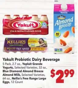 Vallarta Supermarkets Yakult Probiotic Dairy Beverage offer