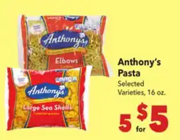 Vallarta Supermarkets Anthony's Pasta offer