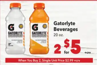 Vallarta Supermarkets Gatorlyte Beverages offer