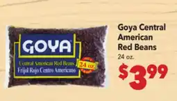 Vallarta Supermarkets Goya Central American Red Beans offer