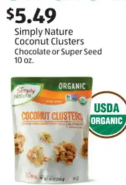 Aldi Simply Nature Coconut Clusters offer