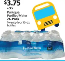 Aldi PurAqua Purified Water offer