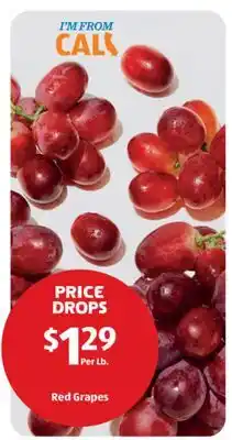 Aldi Red Grapes offer