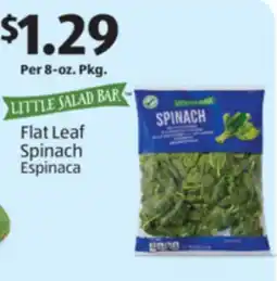 Aldi Flat Leaf Spinach offer