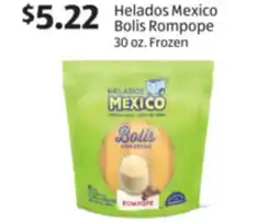 Aldi Helados Mexico Bolis Rompope offer