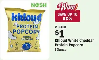 Grocery Outlet White Cheddar Protein Popcorn offer