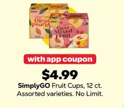 Grocery Outlet SimplyGO Fruit Cups offer