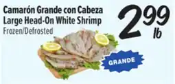 El Super Fresh Large Head-On White Shrimp offer
