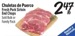 El Super Fresh Fresh Pork Sirloin End Chops offer