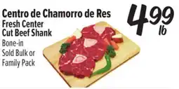 El Super Fresh Fresh Center Cut Beef Shank offer