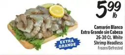El Super Fresh Camarón Blanco Extra Grande sin Cabeza offer