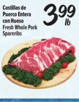El Super Fresh Costillas de Puerco Entera con Hueso offer