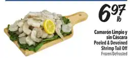 El Super Fresh Peeled & Deveined Shrimp Tail Off offer