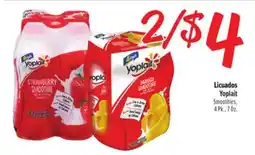El Super Fresh Yoplait Smoothies offer