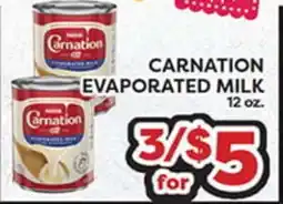 Torres Supermercado CARINATION EVAPORATED MILK offer
