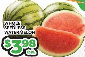 Torres Supermercado WHOLE SEEDLESS WATERMELON offer