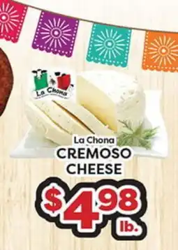 Torres Supermercado La Chona CREMOSO CHEESE offer