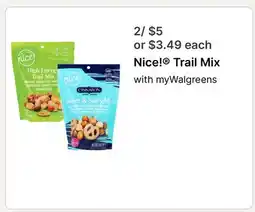 Walgreens Nice! Trail Mix offer