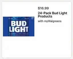 Walgreens 24-Pack Bud Light Products offer