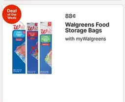 Walgreens Walgreens Food Storage Bags offer