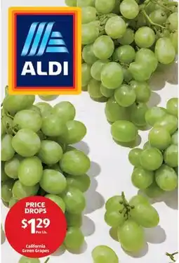 Aldi ALDI California Green Grapes offer