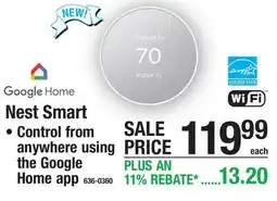 Menards Nest Smart offer