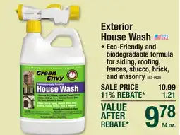 Menards Exterior House Wash offer