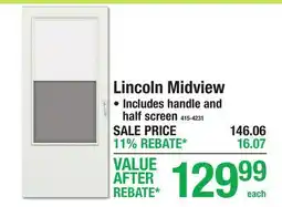 Menards Lincoln Midview offer