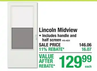 Menards Lincoln Midview offer