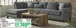 Menards Tripoli Sectional offer