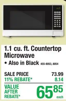 Menards 1.1 cu. ft. Countertop Microwave offer