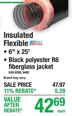 Menards Insulated Flexible offer